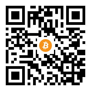 bitcoin:1CibzxCoytRKRESmkPYCN9fTUMnYEDTUTs black Bitcoin QR code