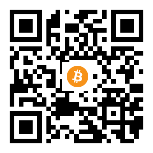 bitcoin:1CjKLestJBpKPGhUZJa55pwzyVsse9si69 black Bitcoin QR code