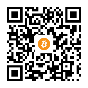 bitcoin:1CjmBGQwVeMbNvjisvW6fnoAyecGthiK6E black Bitcoin QR code