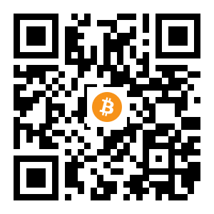 bitcoin:1Cjte8AHSr6dq8BEPxcLPYDTQDyQGyNKzi black Bitcoin QR code