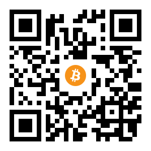 bitcoin:1Ck199ZYZUY3PUp54Zjv4Q1hb8WbXE7mBi black Bitcoin QR code
