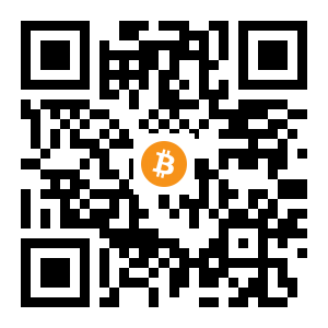 bitcoin:1Ckv4pDiefNoPKrEuZcbS2x1moCGR1Vs1U black Bitcoin QR code