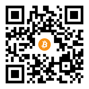bitcoin:1Ckyw4Tghewn79sRw6DVvDMupvAKdUwMhC black Bitcoin QR code