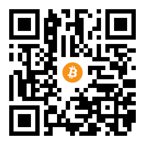 bitcoin:1CnXMhjtgiDKtr8utuGZh7Q6dhSshAbEec black Bitcoin QR code