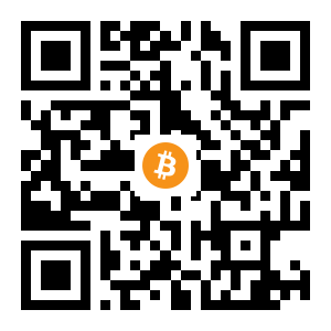bitcoin:1CnfLsr39Y5LwXtssRamY11xMKUW5mKbWW black Bitcoin QR code