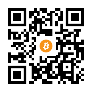 bitcoin:1CnkirqhKqqb4mNQDBX1CUw8Uy1Efrmcgw black Bitcoin QR code