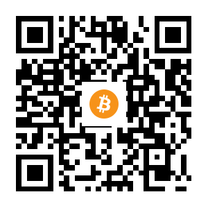 bitcoin:1CpFzp6sefRwGahEvi7DQrNgCxYNgucZNP black Bitcoin QR code