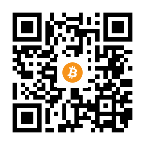 bitcoin:1CpT9oxxnaLEQdPNDm3BmLApiVWGfhcFUL black Bitcoin QR code