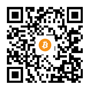 bitcoin:1CpqnPytaQ2EcEhSE5iUvDfU8y1xobWdjh black Bitcoin QR code