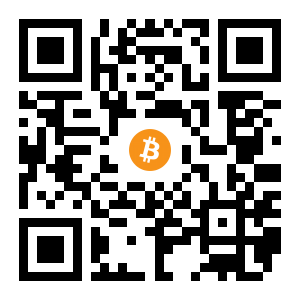 bitcoin:1CpwuYPkbPYMfSgxZXn65PQfoaHrvpdaSY black Bitcoin QR code