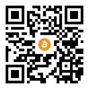 bitcoin:1CqJNkHkv4Z37SbBcaBT9JjEPafkqFGhkF black Bitcoin QR code