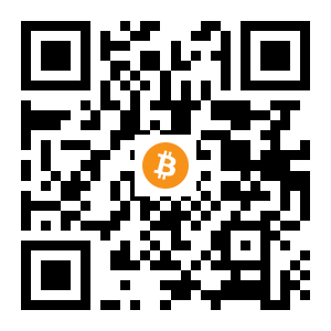 bitcoin:1Cqc56G687zXiSjdrHgrZBVAJKNEi6HDME black Bitcoin QR code