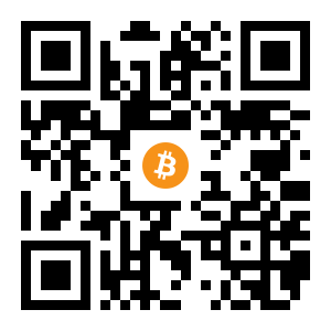 bitcoin:1CqmhWX6hRj3Y12mdTFHQBtjjuMtbTgFgo black Bitcoin QR code