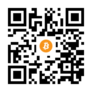 bitcoin:1Cqn12kax3HByB7Sna4u7fhre9NVqUj5XA black Bitcoin QR code