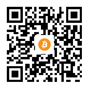 bitcoin:1Cr5puNaehH3ytDjpqh5Ryasbx2XgsoiKR black Bitcoin QR code