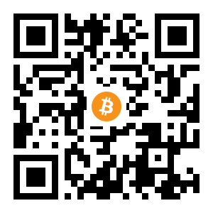 bitcoin:1CrUiiCvMX6mNVY61oXYuAC2QjNznCRrvm black Bitcoin QR code