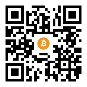 bitcoin:1CsTa43FVmzBemQPBTELBGWfaStN8uvCvh black Bitcoin QR code