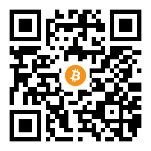 bitcoin:1CsbsVrB48UvGWdYUv5GbfWn3maFSfjzMS black Bitcoin QR code