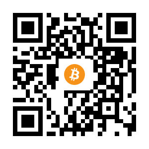 bitcoin:1Csj8RjhKKECEs7aTPTueQCVdoYs8RB8gQ black Bitcoin QR code