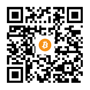 bitcoin:1CswP4t67s6BpALm1BQcQS2kotD76YMm1L black Bitcoin QR code