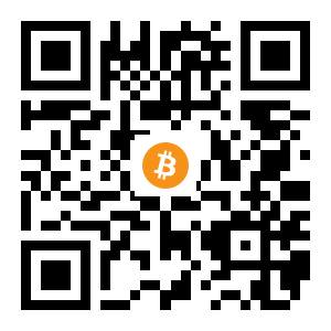 bitcoin:1Ct4gkRc8fr93JaEk3bgwkLjQPYDx2dKiL black Bitcoin QR code