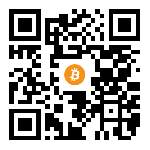 bitcoin:1Ct4ij9PZ7okY16w9V1buPdUyjFiqfgewe black Bitcoin QR code