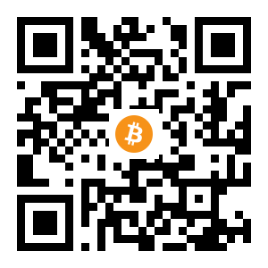 bitcoin:1CtQ8J3tfKwi9oYr4n86iMTmpAmpWc5drF black Bitcoin QR code