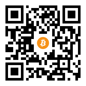 bitcoin:1Ctu7BnGN4yEv5MGGEM6D3g3JoTebBNMh2 black Bitcoin QR code