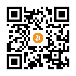 bitcoin:1CuwVN5Hvgz5wLiVFsXPej6EC7zL2CQJAP black Bitcoin QR code