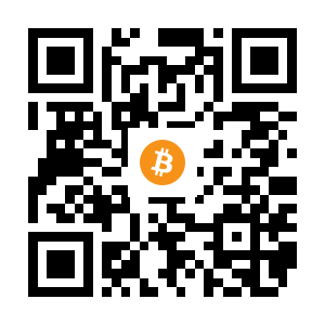 bitcoin:1Cv4etf6vP4qMvJ9GtQmgXQ1iK6KTtKnV7 black Bitcoin QR code