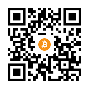 bitcoin:1Cww2DHBfgf9D4Qr1UASAWSdZ478sacFyk black Bitcoin QR code