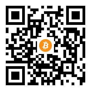 bitcoin:1Cx2yfFfMxp1VTCKpkgLhb1EQwthqqoQK black Bitcoin QR code