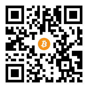 bitcoin:1CxbNWDKXFgthurPc9pUdDZMyWe5oZQ2uA black Bitcoin QR code