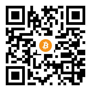 bitcoin:1Cy8kDSWoXvMXxEXFM8FiB1WD8eBrNErsJ black Bitcoin QR code