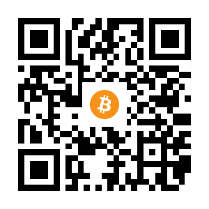 bitcoin:1CyBKsgSzDM337mpBVdspevtQjHAKNMbD8 black Bitcoin QR code