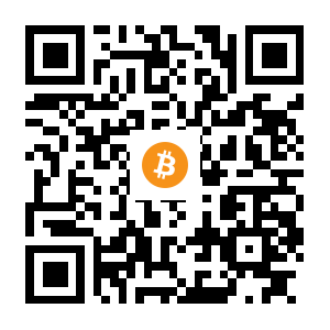 bitcoin:1CyrXYHxSTpWBWby57m5bTA3FTFTNDLLHz black Bitcoin QR code