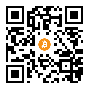 bitcoin:1Cz11SiqQ18Rgq9MQ3mg4cjfP8aqLmAbro black Bitcoin QR code