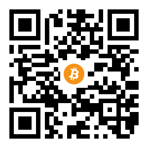 bitcoin:1CzWi3R9Ytqu8BKZfJZLYCMBbbpMAgc6dX black Bitcoin QR code