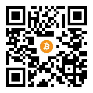 bitcoin:1D14Qmb75e8KEPfvTqnAaZxyrMHJqc7cXo black Bitcoin QR code