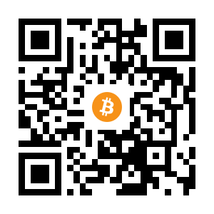 bitcoin:1D3dUHJD9cQAeFUmfoeEc6VY7oYCevsXgF black Bitcoin QR code