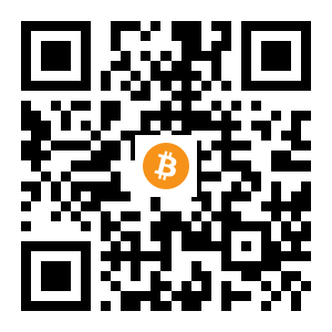 bitcoin:1D3iJUwCMGmYPfuvvT5ZhXzkK2CNeovesb black Bitcoin QR code