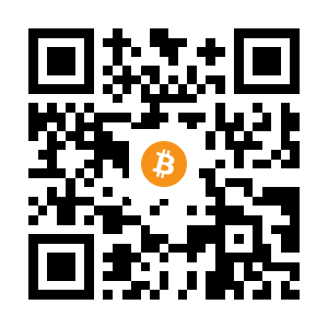 bitcoin:1D4PtqZ8gdX8cBR8VgLSnC53c1tGL9wopJ black Bitcoin QR code