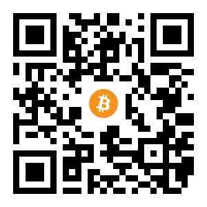 bitcoin:1D4Zp5Q3darMmdQySH539y9EdDmCK7wVaD black Bitcoin QR code