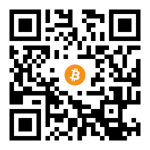 bitcoin:1D4ohFMG5nR77Vc3yV1ZhbJ1PMS24g53wD black Bitcoin QR code
