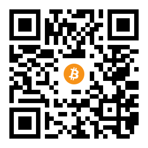 bitcoin:1D57RrTduchXX9HbQpFyetBZpYDkLz78DY black Bitcoin QR code