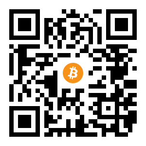 bitcoin:1D5DKtDHMVpfeHvHySLQG5XayfhF6Dccbr black Bitcoin QR code