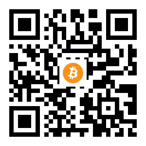 bitcoin:1D5Z6tfz1u2aRg66JDpUHDV7h5mHm6pzhJ black Bitcoin QR code