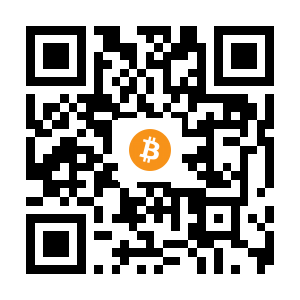 bitcoin:1D5hHZsVeF7dF7AUu1SxJKGjzQCmbMDzwJ black Bitcoin QR code