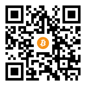 bitcoin:1D5ub5FDsSox7H6ZoppXf7rwj1tf8LSPob black Bitcoin QR code
