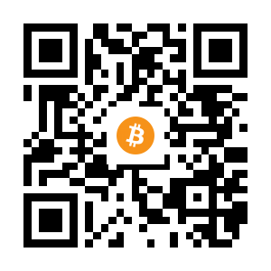bitcoin:1D6EdgssRxGm6vHvvycXmZpcdCyRm5iwgT black Bitcoin QR code